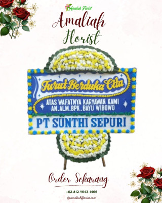 Papan Bunga Duka di Pulau Atas